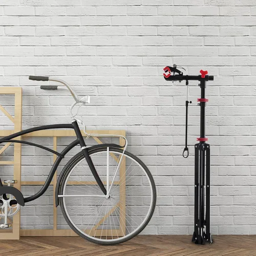 Miniatura 6 de UNISKY Soporte de reparación de bicicletas para mantenimiento Estante ajustable en altura con liberación rápida Soporte de trabajo de mantenimiento
