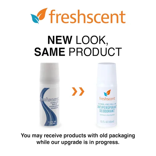 Miniatura 2 de Freshscent Desodorante roll-on sin alcohol, 1.5 onzas, paquete de 96