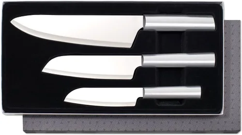 Miniatura 7 de Rada Cutlery Chef Select Set de regalo (G257), juego de cuchillos de 3 piezas, cuchillas de acero inoxidable, mango negro
