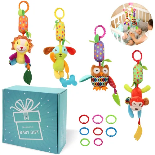 Miniatura 11 de Sonajeros de muñeca, sonajero de pie, calcetín de sonajero, juguete de sonajero, pulsera de mano con brazo, calcetines tobilleros para pies