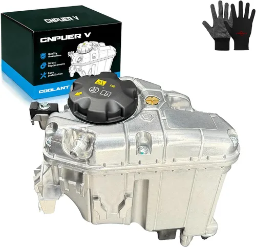 Depósito de expansión de refrigerante de aluminio compatible con BMW G12 G14 G15 G16 G30 G32 530e 530i 540i 740i 740e 745e 840i xDrive de 2016-2020