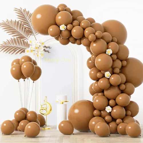 Miniatura 50 de Voircoloria - Globos azul bebé claro, paquete de 66 globos de 12 pulgadas de látex para fiestas para niños y niñas, para cumpleaños, baby shower, 16