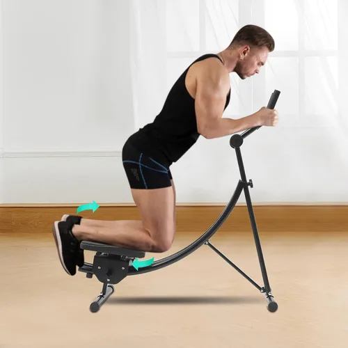 Miniatura 2 de Máquina de abdominales, equipo de entrenamiento abdominal para interiores o exteriores, máquina de ejercicio abdominal y núcleo plegable