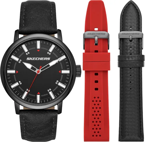 Miniatura 15 de Skechers Set de Regalo para Hombre con Reloj y Pulsera Apilable o Correa Intercambiable