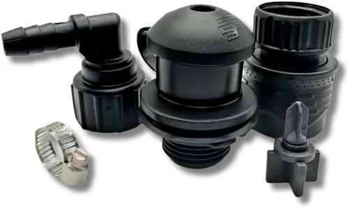 Kit de Enjuague de Conexión Rápida para Motores Fuera de Borda Mercury, Suzuki, Yamaha y Honda – Adaptador de Enjuague Marino con Sello de Junta de