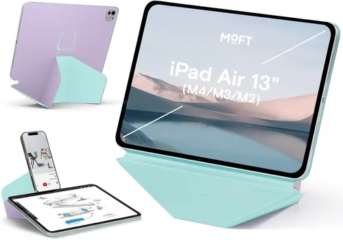 Miniatura 12 de MOFT Soporte dinámico para tablet compatible con iPad mini A17 Pro 2024 y iPad mini 6th A15 2021, funda magnética delgada para tablet con más de 20