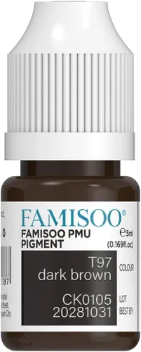 Miniatura 20 de Pigmentos PMU para cejas, 0.169 onzas/0.2 fl oz, tinta de tatuaje profesional para cejas de larga duración, tinta de microblading