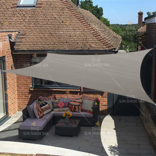 Miniatura 12 de Toldo tipo vela para patios, pérgolas, patios traseros, jardines y exteriores, rectangular, tela para sombra que bloquea los rayos ultravioleta, 6 x