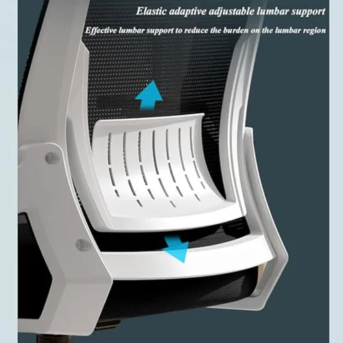 Miniatura 5 de Ergonomic Desk Office Chair with Adjustable Lumbar Support, High Back Mesh Computer Chair with Headrest and Flip-up Armrests Task Chair for Home