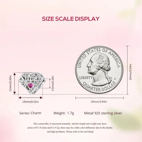 Miniatura 66 de Abalorios de plata de ley para pulseras, collares, familia para siempre, circonita cúbica, regalo de joyería para mujeres