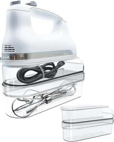 Miniatura 8 de KitchenAid - Caja de almacenamiento para batidora de mano para batidoras de mano KitchenAid serie KHM5/KHM6/KHM7/KHM9 Ultra Power Speed, caja
