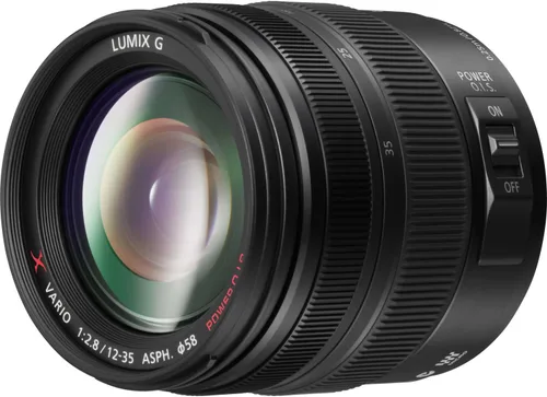 Panasonic LENTE LUMIX G X VARIO, 12-35MM, F2.8 ASPH., MICRO CUATRO TERCIOS PROFESIONALES SIN ESPEJO, POWER OPTICAL I.S. H-HS12035 (Modelo 2012 - USA