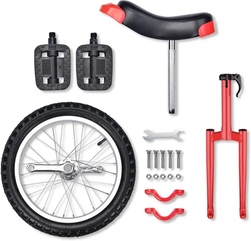 Miniatura 8 de AW Rueda de 16/18/20/24 pulgadas, asiento ajustable para exteriores, para adultos, niños, deportes al aire libre, ejercicio de fitness, para elegir