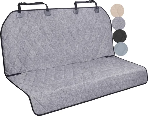 Miniatura 10 de Vivaglory - Fundas de asiento de automóvil para perro, con diseño sin falda, acolchado y duradero, 600 denier, Oxford, 4 capas protectores de coche