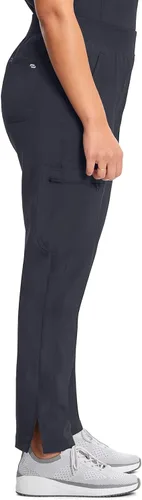 Miniatura 5 de Cherokee Infinity - Pantalón quirúrgico para mujer de cintura media, pierna cónica, con tecnología de absorción de humedad y tela elástica 360 CK065A