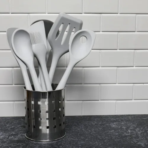 Miniatura 7 de Chef Craft - Cucharón de cocina de silicona premium, 11.25 pulgadas, gris
