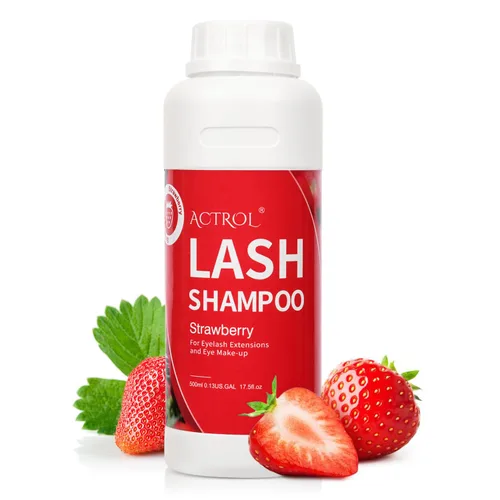 Miniatura 30 de ACTROL Limpiador de extensiones de pestañas Cherry Blossom 2L Natural Lash Extension Shampoo Professional Eyelid Foaming Cleanser Parabenos &