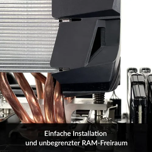 Miniatura 3 de ARCTIC Freezer i35 - Enfriador de CPU de Torre Única, Específico para Intel, Ventilador P-Fan de 120 mm Optimizado a Presión, 0–1800 RPM, 4 Tubos