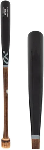 Miniatura 11 de Rawlings bate de béisbol de madera de arce Pro Preferred Perfil de juego - Trout/Harper/Machado/Albies Negro/Dorado Pro Preferred Bryce