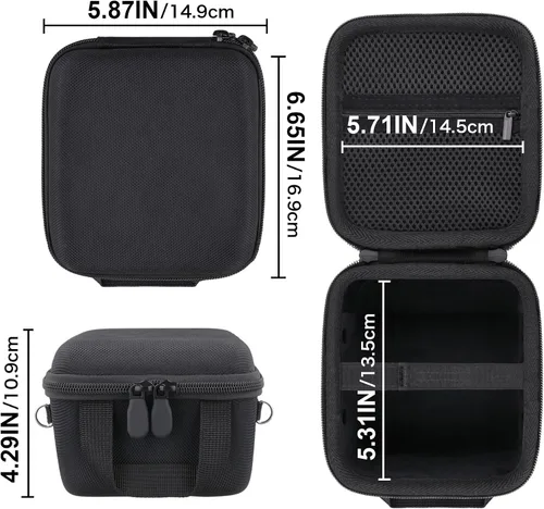 Miniatura 6 de Funda para cámara puede usarse con Canon EOS R50 V con RF-S14-1.181 in F4-6.3 es lente STM PTZ, funda de transporte con correa para el hombro