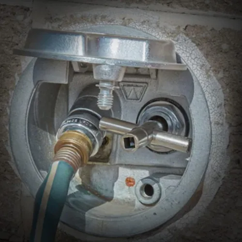 Miniatura 3 de Sdstone Llave Sillcock de 4 vías, llave de agua de acero, para válvula, grifo y espigas, 1 paquete