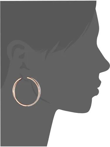 Miniatura 3 de Michael Kors - Arracadas de plata y oro rosa para mujer