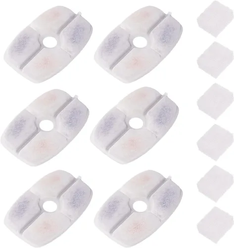 Miniatura 6 de furrybaby Filtros de repuesto de carbono para fuente de gatos y perros, filtros dispensadores de fuente de agua prémium para mascotas