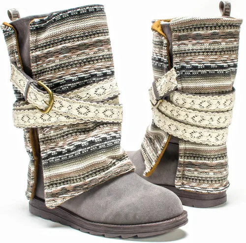 Miniatura 4 de Botas para mujer con correa, de Muk Luks