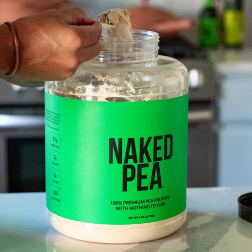 Miniatura 6 de Naked Nutrition - Proteína de chícharo aislado de granjas norteamericanas, 5 libras