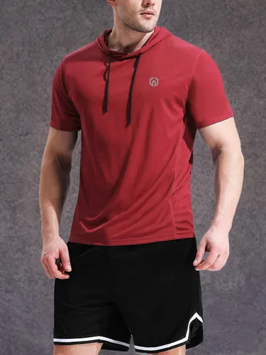 Miniatura 7 de Neleus - Camiseta sin mangas deportiva Dry Fit para correr con capucha