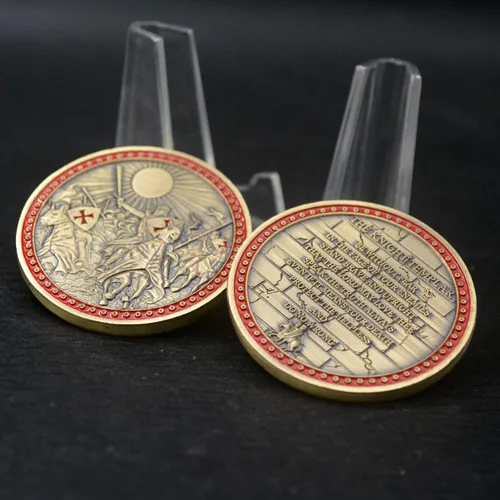 Miniatura 6 de Moneda de Armadura de Dios de los Caballeros Templarios