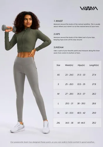 Miniatura 7 de Viodia Legging resistente al agua con forro polar para mujer