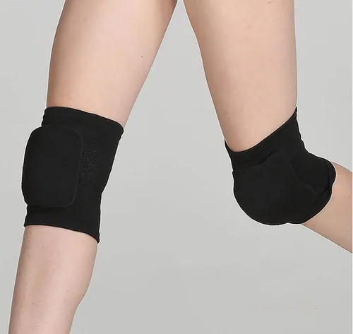 Miniatura 6 de YYaaloa Rodilleras suaves para mujer, rodilleras de lucha libre, voleibol, baile, fútbol, yoga, baloncesto y patinaje, soporte elástico flexible