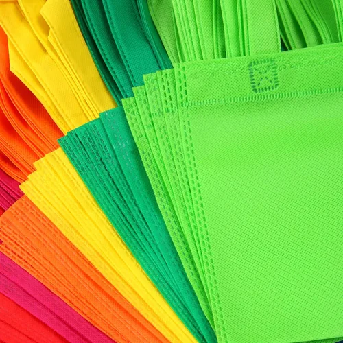 Miniatura 3 de Elcoho 40 bolsas de regalo de fiesta no tejidas de 8 x 8 pulgadas, bolsa de regalo reutilizable con asas, bolsa de regalo para fiesta de cumpleaños