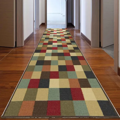 Miniatura 10 de Ottomanson Alfombras de 5 x 6 pies 6 pulgadas para sala de estar, alfombra de área para dormitorio, antideslizante, duradera y grande para zonas