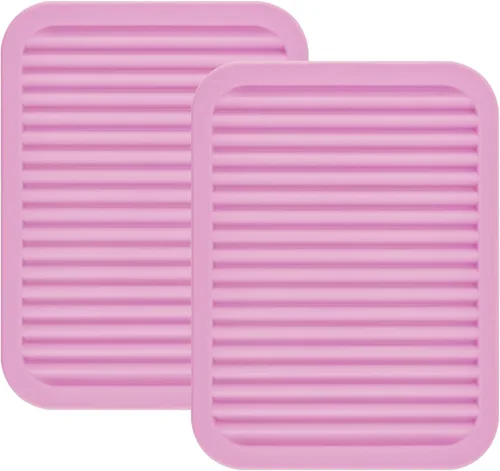 Salvamanteles de silicona para ollas y sartenes calientes, almohadillas calientes para encimera de cocina, tapete de salvamanteles multiusos y