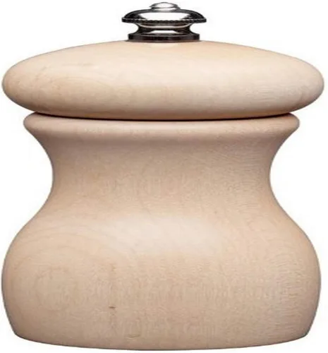 Miniatura 40 de Fletchers' Mill - Colección Marsala de molinillo de pimienta, cereza, 4 pulgadas, grosor ajustable fino a grueso, fabricado en Estados Unidos Negro