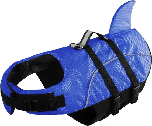 Miniatura 2 de Queenmore Chaleco Salvavidas para Perros Pequeños XXS, Chalecos Salvavidas para Cachorros para Perros Pequeños, Chaleco Salvavidas para Perros