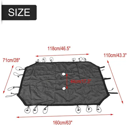 Miniatura 6 de Parasol Bimini - Protector superior de bikini para 4 puertas/4Dr Jeep Wrangler JK JKU Unlimited