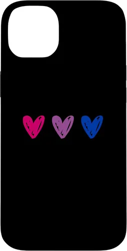 Miniatura 15 de Funda para iPhone 12/12 Pro Bisexual Pride Hearts Bi Pride Flag