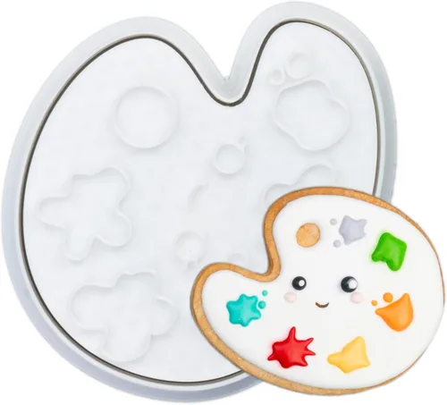 Miniatura 22 de Juego de cortador de galletas de regreso a clases con sellos de émbolo, 11 piezas, regalos de cocina, cumpleaños, vacaciones, ácido poliláctico 3D