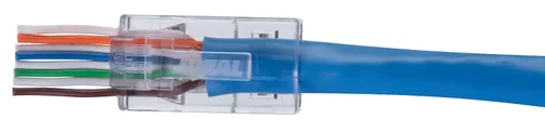 Miniatura 3 de Ideal Electrical 85-375 8P8C - Enchufe modular de una sola pieza, conector RJ-45 de diseño de alimentación para cables CAT6, par trenzado de 250