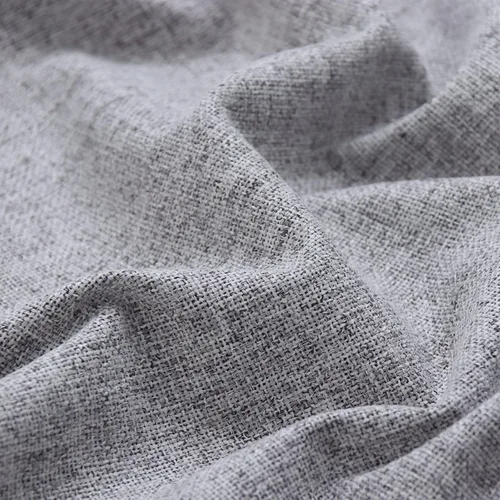Miniatura 9 de YoungsTex Cortinas opacas de lino gris para dormitorio, 38 x 45 pulgadas, cortinas texturizadas con bloqueo de calor y luz completa, persianas