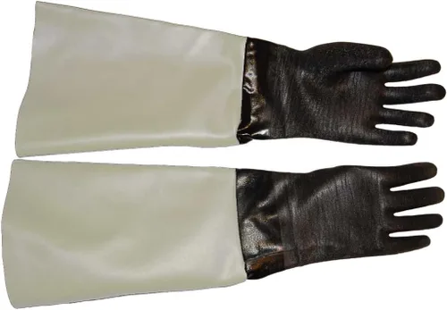 Miniatura 6 de Guantes para gabinete de chorro de arena con chorro de arena, 5.5 x 24 pulgadas, fabricados en Estados Unidos