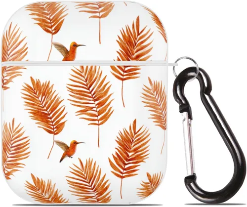 Miniatura 18 de Funda de zanahorias naranjas para Airpod 2/1 con llavero de protección completa de plástico accesorios para la piel para mujeres y hombres