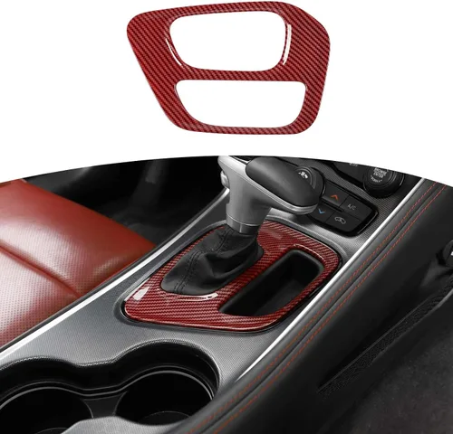 Miniatura 8 de RT-TCZ Para Challenger Panel de Cambio de Cambios de Fibra de Carbono Cubierta para Dodge Challenger 2015 up Fibra de Carbono Accesorios
