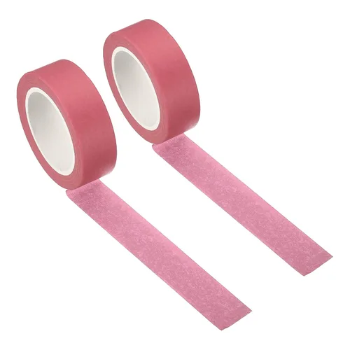 Miniatura 10 de PATIKIL Cinta holográfica Washi de 0.59 pulgadas x 10.93 yardas, 2 rollos de calcomanías autoadhesivas para decoración de envoltura de manualidades