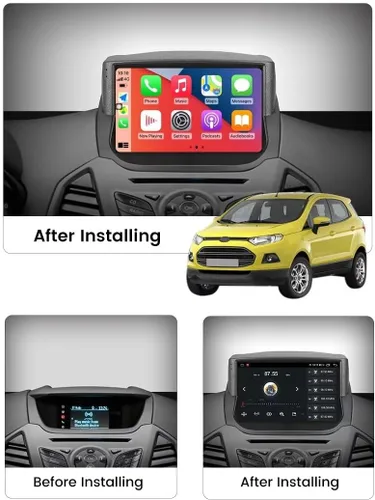 Miniatura 2 de Radio estéreo Android 12 para automóvil para Toyota Tundra 2007-2013 Sequoia 2008-2018, Biorunn 10.1 pulgadas GPS inalámbrico con cable Car-Play