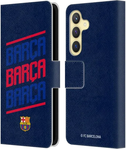 Miniatura 53 de Head Case Designs Funda de piel con licencia oficial del FC Barcelona Barca Crest Graphics para Samsung Galaxy A06 4G