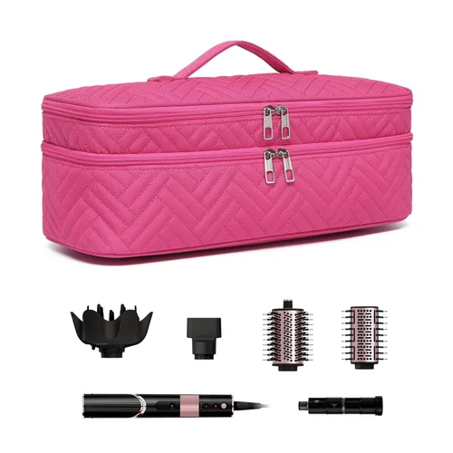 Miniatura 8 de Funda de transporte de doble capa para secador de pelo Revlon de un solo paso, bolsa de viaje para voluminizador/moldeador de cabello, caja